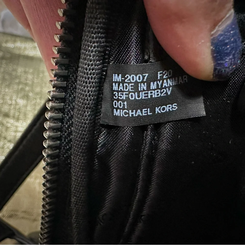 Michael Kors Black Studded Backpack - Picture 8 of 14